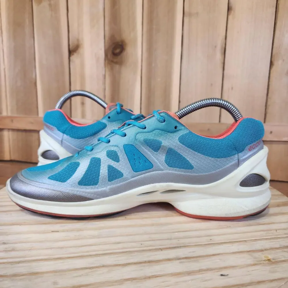 ECCO Biom Fjuel Shoes Mens 8.5 42 Blue Mesh Running Athletic Sneakers Cushioned